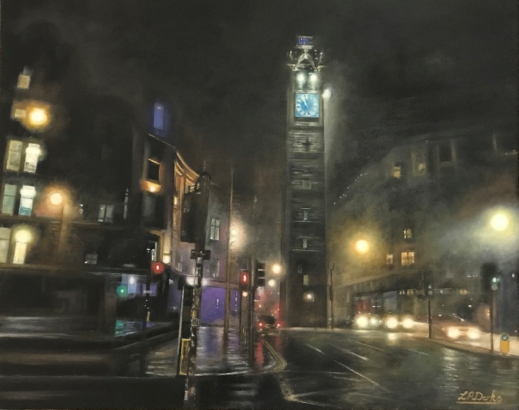 'Glasgow Cross Glow' by artist Lesley Anne Derks